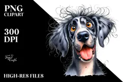 Watercolor Cute Great Dane, Transparent PNG Product Image 2