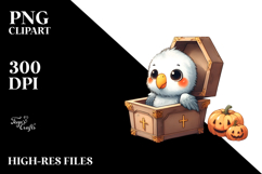 Baby Parrot Popping Out of Coffin Product Image 2