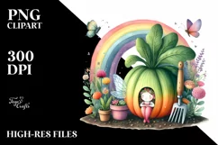 Colorful Fairy House | Fantasy Illustration Product Image 3
