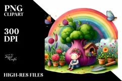 Colorful Fairy House | Fantasy Illustration Product Image 3