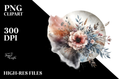 Boho Flower Splashes PNG Product Image 2