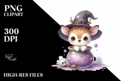 Baby Deer Popping Out of Witch Potion Product Image 3