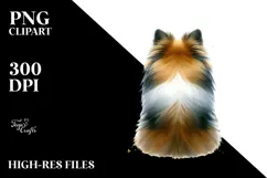 colorful Watercolor Shetland Sheepdog with Christmas Product Image 2