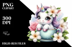 Smiling Babyunicorn Gardenia Cup Product Image 1
