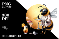 Funky Bee Beachwear Cocktail PNG Product Image 2
