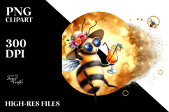 Funky Bee Beachwear Cocktail PNG Product Image 2