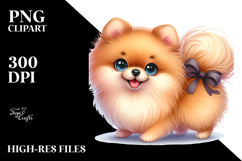 Cute Pomeranian, PNG Product Image 2