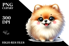 Cute Pomeranian, PNG Product Image 2