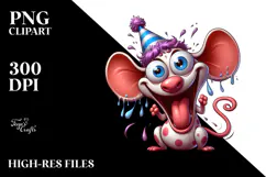 Goofy Mouse with Flower Crown, Trending on Artstation Product Image 2