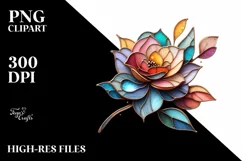 Abstract Wooden Camellia PNG Product Image 3