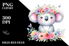 Koala Watercolor Clipart Product Image 2