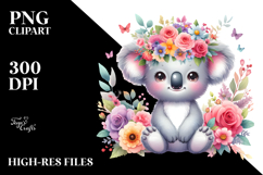 Pastel Koala with Flower Crown, 20 oz Tumbler Product Image 2