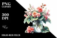 Colorful Jar | Watercolor Clipart Product Image 3
