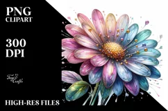 Detailed Vibrant Daisy PNG Product Image 1
