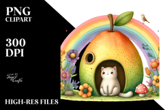 Whimsical Flower Bird | Sublimation Clipart Product Image 2