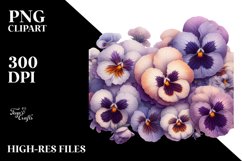 Filled Large Pansy Product Image 1