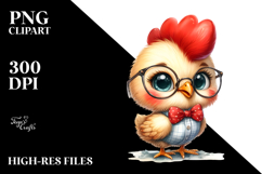 Expressive Baby Chicken | Clipart Product Image 2