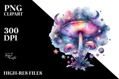 Colorful Magical Celestial Sublimation Clipart Product Image 1