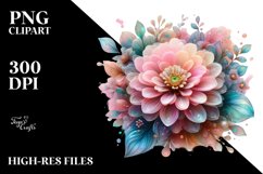 Shiny Zinnia Material | Sublimation | Clipart Product Image 3