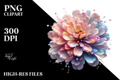 Shiny Zinnia Material | Sublimation | Clipart Product Image 3