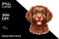 Cute Chesapeake Bay Retriever PNG Product Image 2