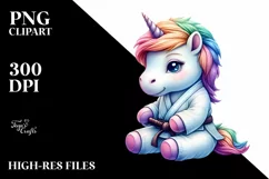 Colorful Baby Unicorn in Dojo Product Image 1