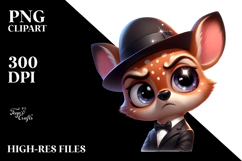 Ridiculously Cute Deer with Sparkling Eyes PNG Product Image 2