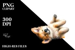 Spring Dog Sublimation Clipart Product Image 3