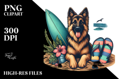 German Shepherd Watercolor Clipart Product Image 2