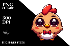 Ridiculously Cute Chicken PNG Product Image 2