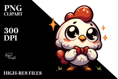 Ridiculously Cute Chicken PNG Product Image 2