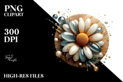 Glossy Daisy, PNG Product Image 2