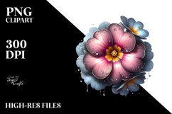 Glossy Primrose with Metallic Insertions | Clipart Product Image 3