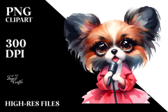 Pop Singer Papillon | Sublimation Clipart Product Image 2