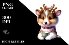 Pastel Collie with Cool Haircut, High-Quality PNG Product Image 1