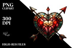 Distressed Stained Hearth with Arrow, PNG Product Image 2