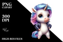 Dreamy Baby Unicorn Poses as Johnu Bravo | Sublimation Product Image 3