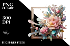 Colorful Dahlia PNG Product Image 2