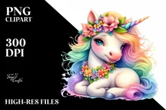 Baby Cow with Lei PNG Product Image 1