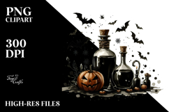 Halloween Dark Potion PNG Product Image 2