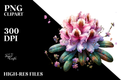 Vibrant Rhododendron, Transparent PNG Product Image 2