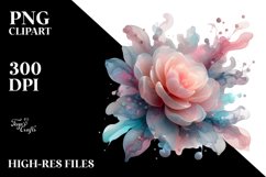 Abstract Glossy Camellia, Transparent PNG Product Image 3