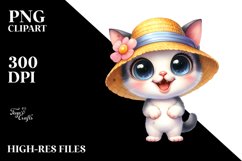 Excited Baby Cat | Clipart Product Image 1