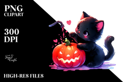 Cute Baby Black Cat for Halloween, 20 oz Tumbler Product Image 2