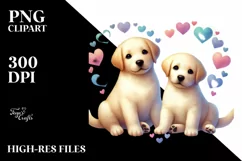 Labrador Retriever Big Heart PNG Product Image 2