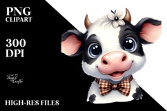 Expressive Cow PNG Product Image 2