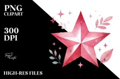 Simple Pinkish Star PNG Product Image 2