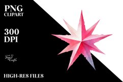 Simple Pinkish Star PNG Product Image 2