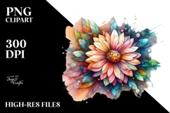 Small Stained Gerbera PNG Product Image 2