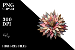 Small Stained Gerbera PNG Product Image 2